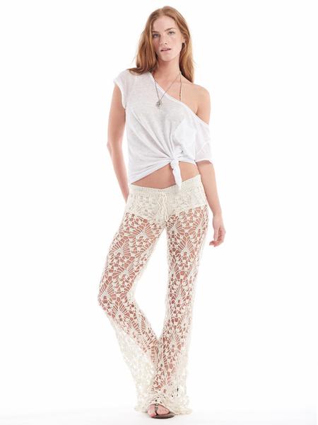 Anna Kosturova Crochet Emma Bell Bottom Pants