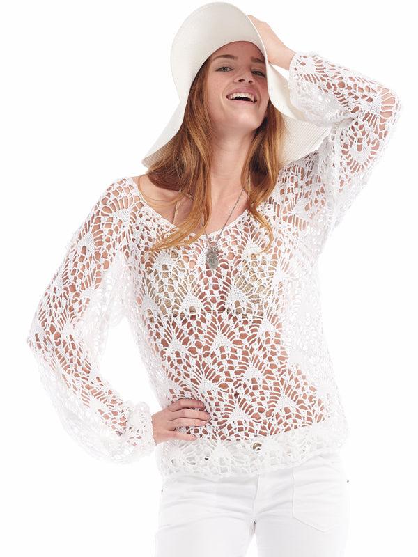 Anna Kosturova Crochet Emma Blouse