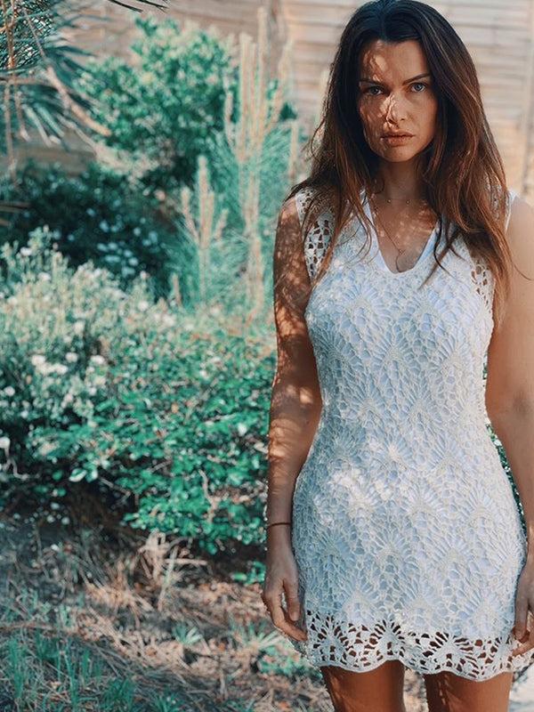 anna kosturova Crochet Emma Dress