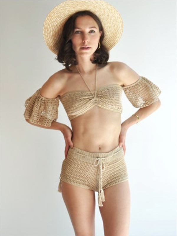 Anna Kosturova Crochet Goddess Shorts