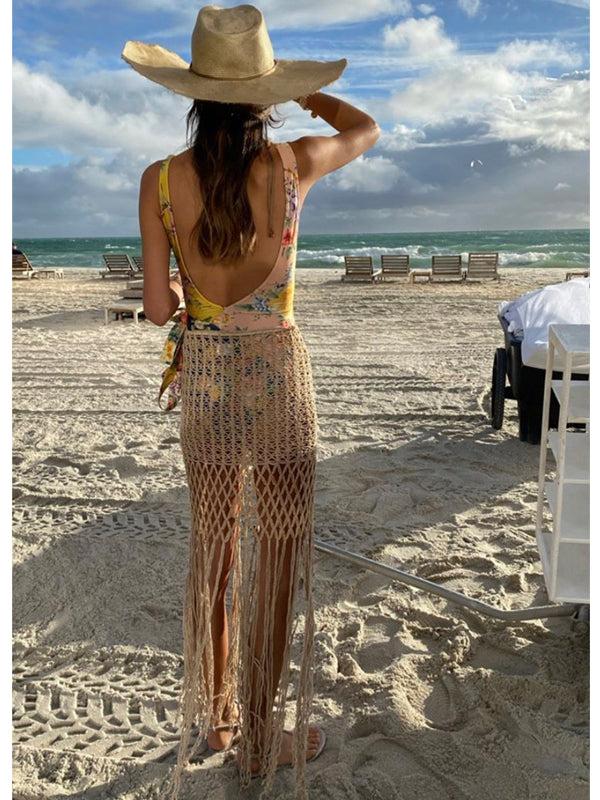 Anna Kosturova Crochet Gypsy Princess Skirt Gold