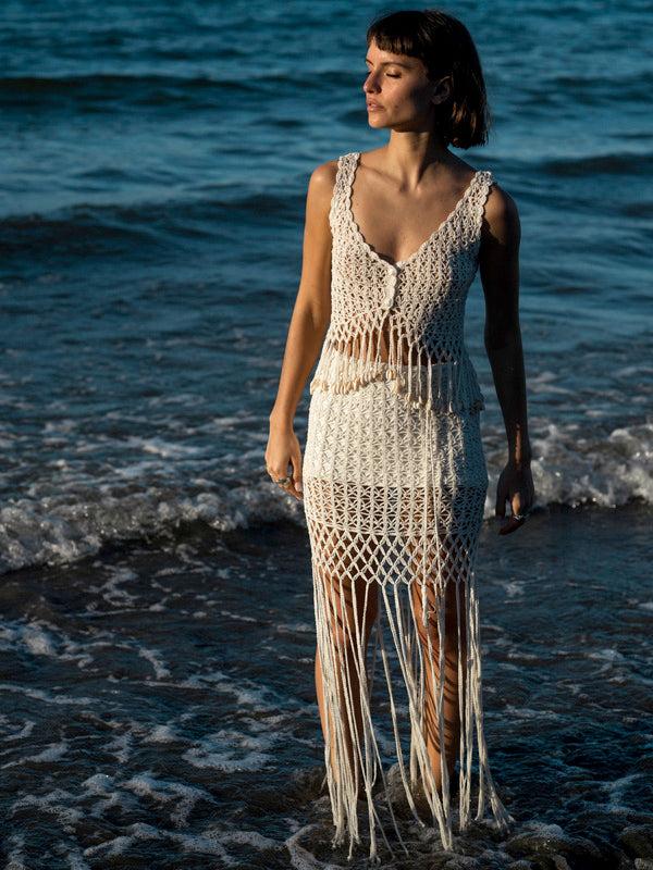 Anna Kosturova Crochet Gypsy Skirt