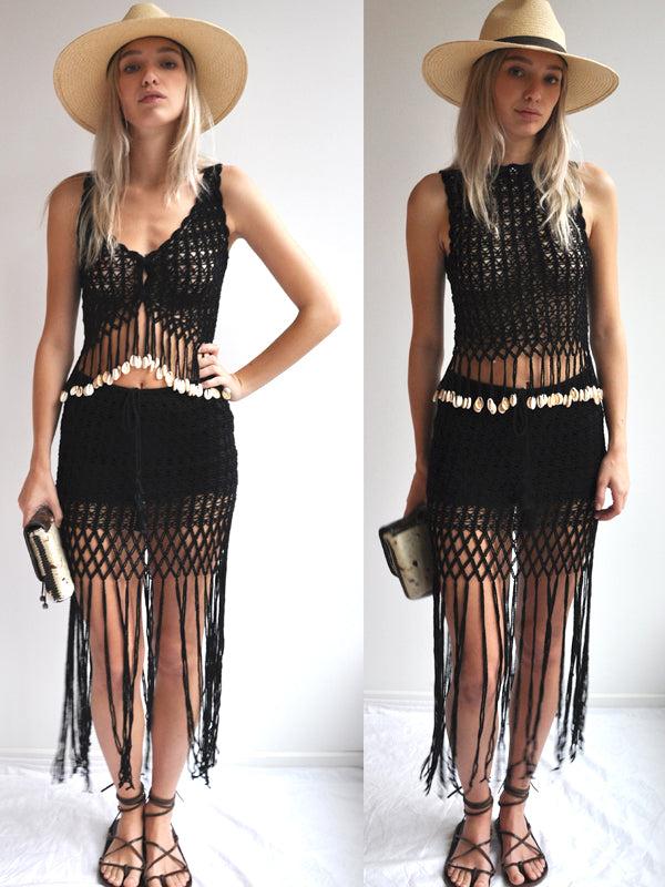 Anna Kosturova Crochet Gypsy Skirt