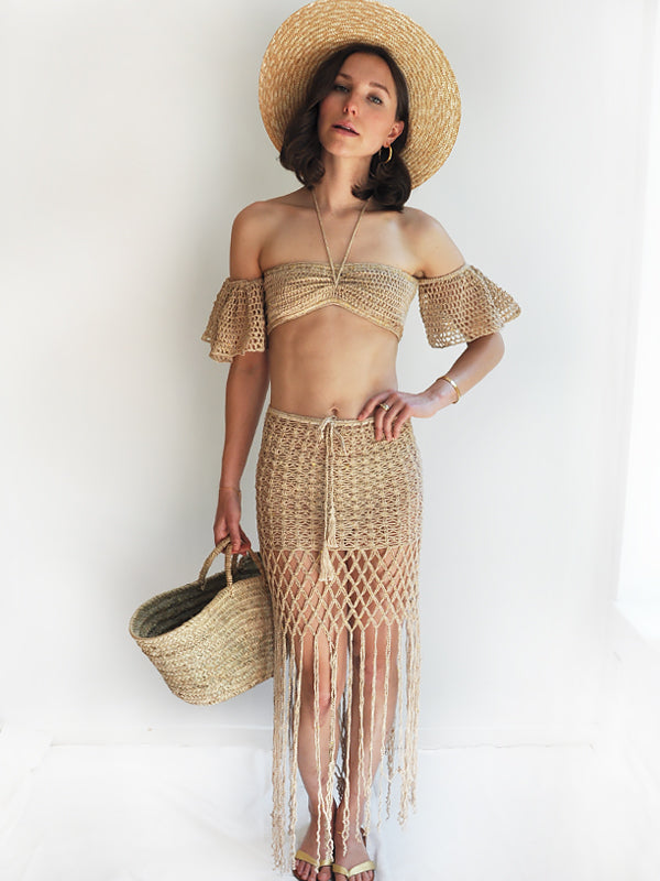 Anna Kosturova Crochet Havana Top