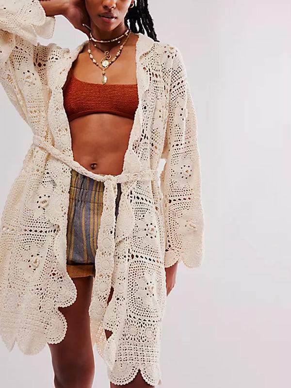 Anna Kosturova Crochet Josephine Kimono Cardigan