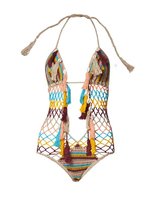 Anna Kosturova Crochet Malibu Monokini