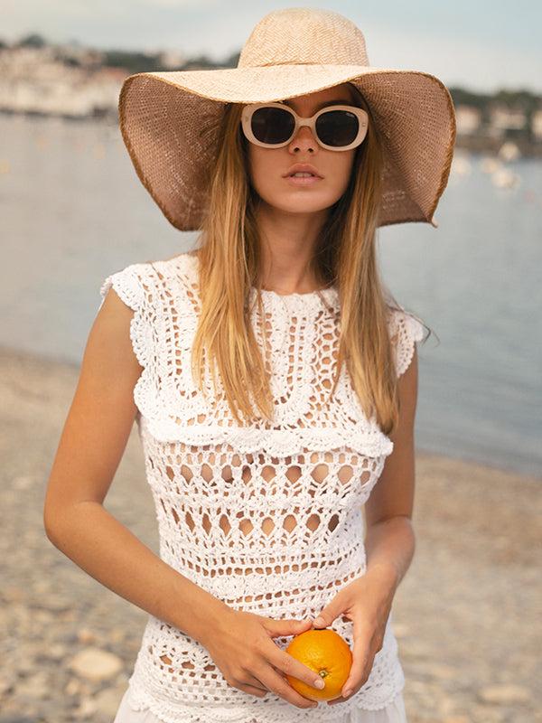anna kosturova Crochet Manor Top