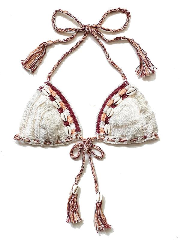 Anna Kosturova Crochet Medina Bikini Top