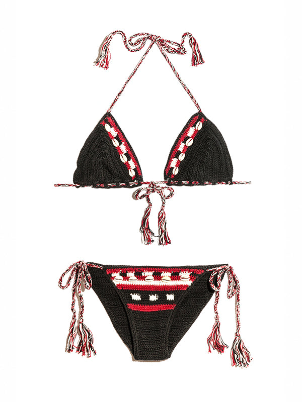 Anna Kosturova Crochet Medina Bikini Top