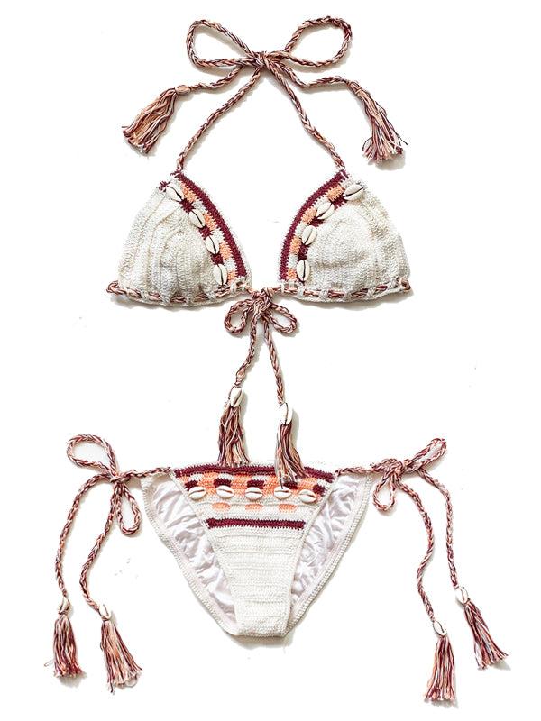 anna kosturova Crochet Medina Bikini Top