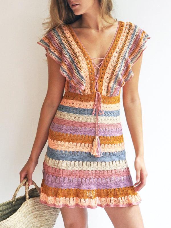 Anna Kosturova Crochet Melissa Dress