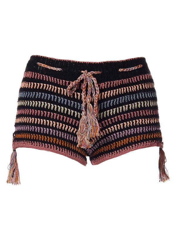 Anna Kosturova Crochet Michelle Shorts
