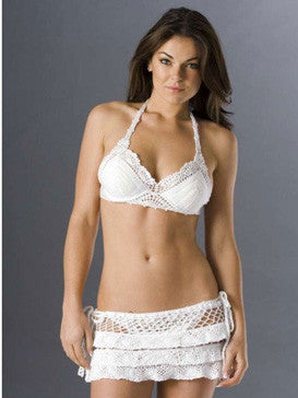 Anna Kosturova Crochet Pin-up Mini Skirt