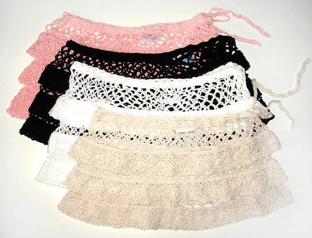 Anna Kosturova Crochet Pin-up Mini Skirt