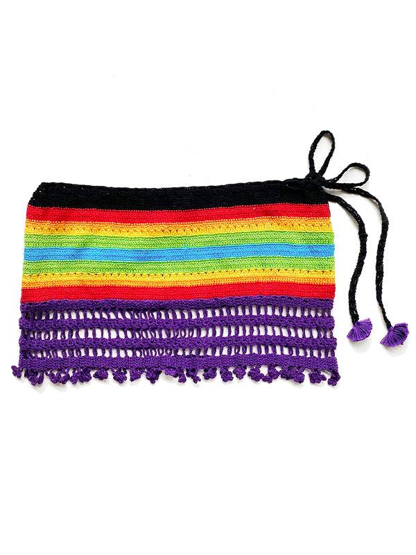 anna kosturova Crochet Rainbow Skirt