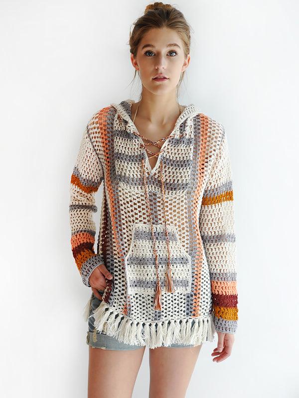 Anna Kosturova Crochet Sahara Hoodie