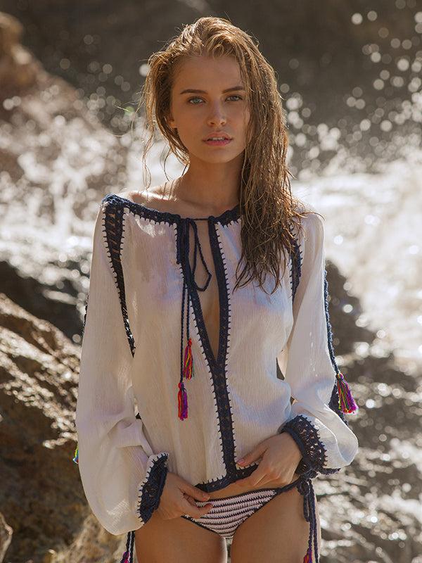 Anna Kosturova Crochet Sailor Nomad Bikini Bottom