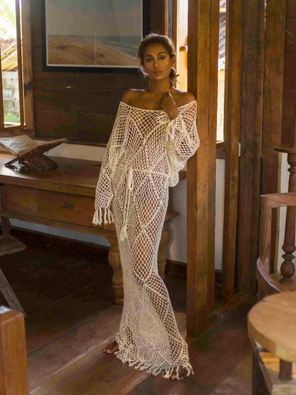 anna kosturova Crochet Talitha Maxi Dress