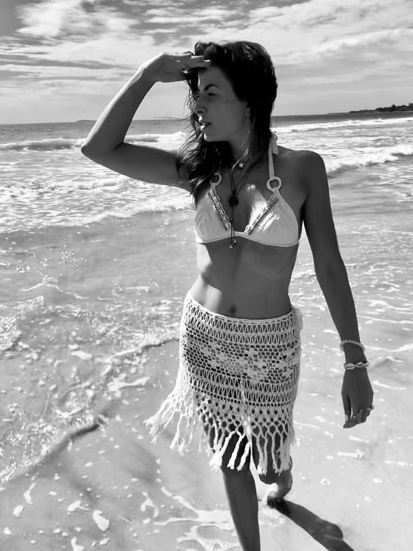 anna kosturova Crochet Tidal Treasure Bikini Top