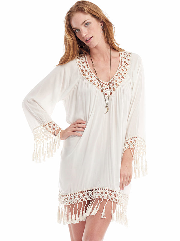anna kosturova Marrakesh Fringe Dress
