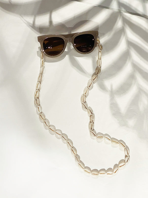 Anna Kosturova Sunglass Shell Chain
