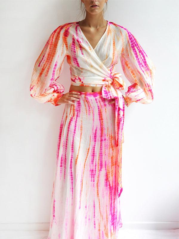 Anna Kosturova Sunrise Silk Wrap Top
