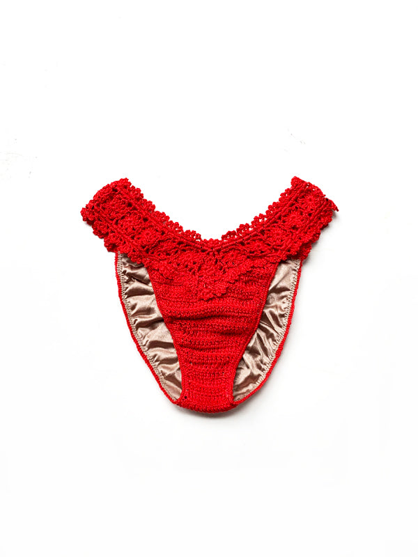 Anna Kosturova Crochet Bella Bikini Bottom Classic Coverage