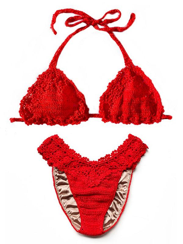 anna kosturova Crochet Bella Bikini Bottom Classic Coverage