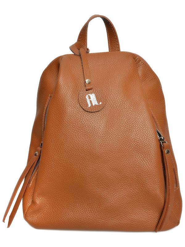 anna luchini ANNA LUCHINI Backpack AW24 AL 1677 COGNAC