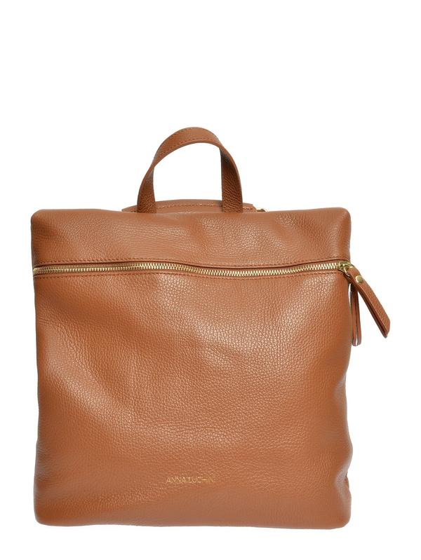 anna luchini ANNA LUCHINI Backpack AW24 AL 1878T COGNAC D19