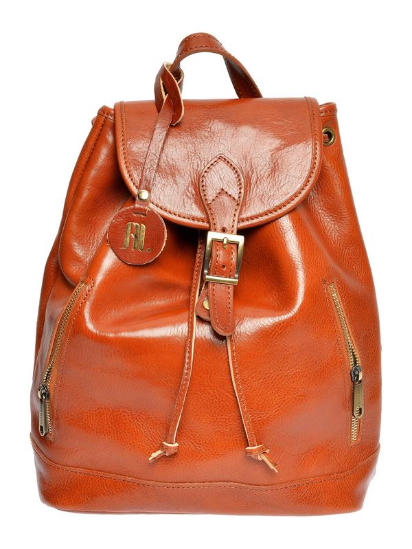 anna luchini ANNA LUCHINI Backpack AW24 AL 3053 COGNAC