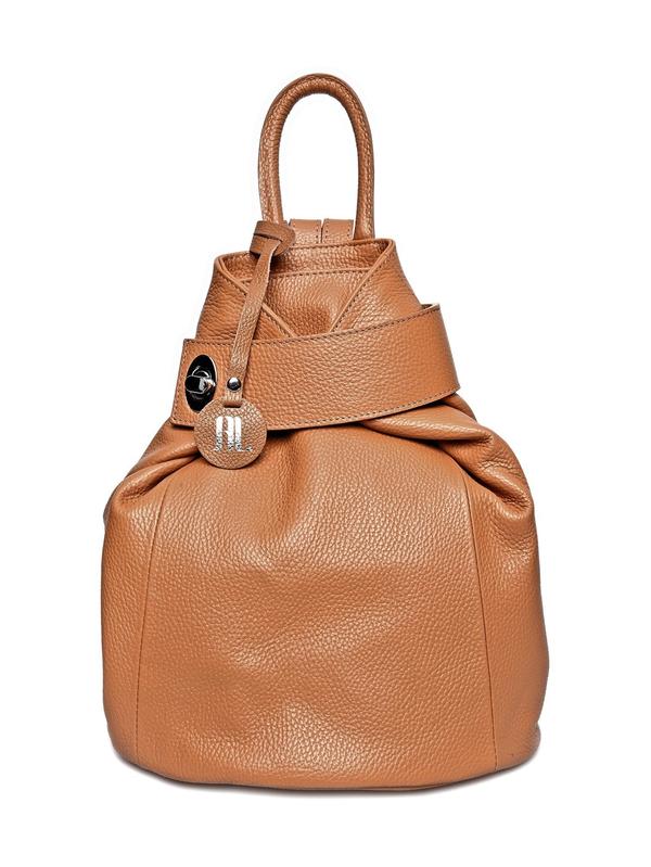 anna luchini ANNA LUCHINI Backpack SS25 AL 1083 COGNAC