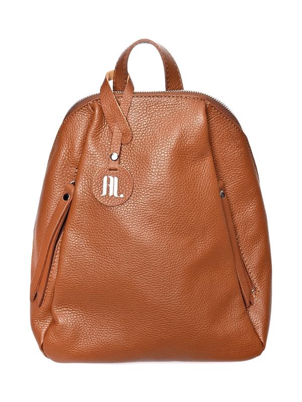 anna luchini ANNA LUCHINI Backpack SS25 AL 1677 COGNAC
