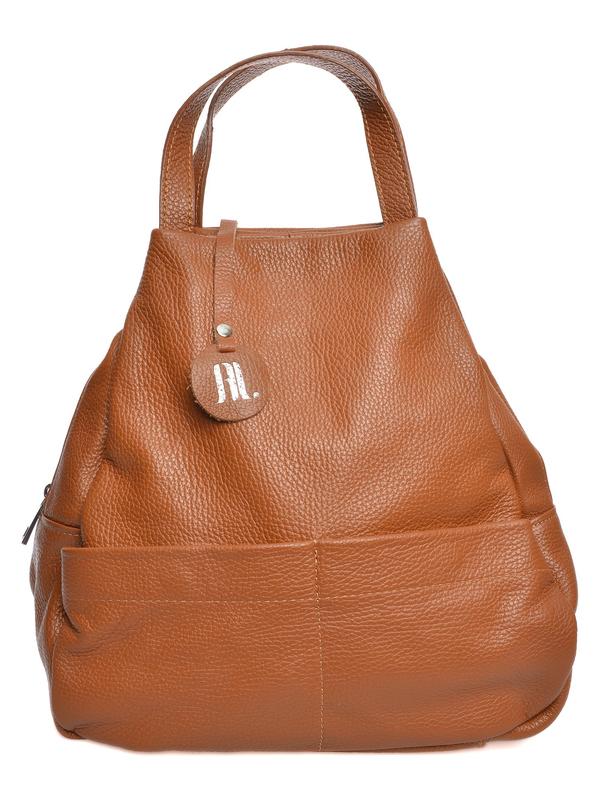 anna luchini ANNA LUCHINI Backpack SS25 AL 1921 COGNAC