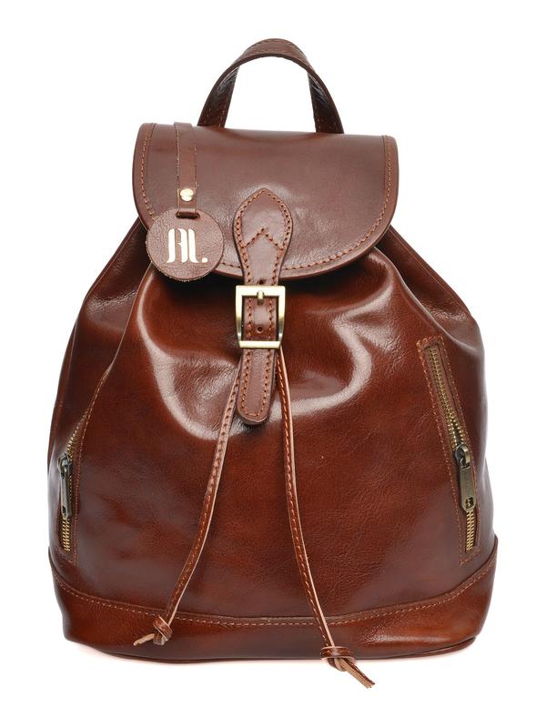 anna luchini ANNA LUCHINI Backpack SS25 AL 3053 MARRONE