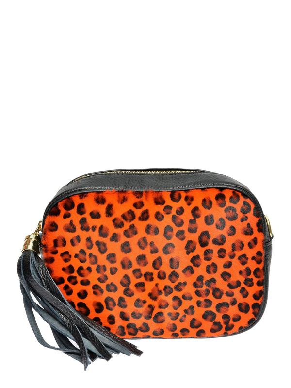 anna luchini ANNA LUCHINI Crossbody bag AW24 AL 1888T LEOPARDO ARANCIO