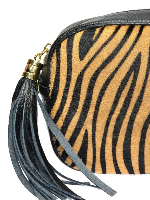 Anna Luchini ANNA LUCHINI Crossbody Bag AW24 AL 1888T ZEBRA MARRONE