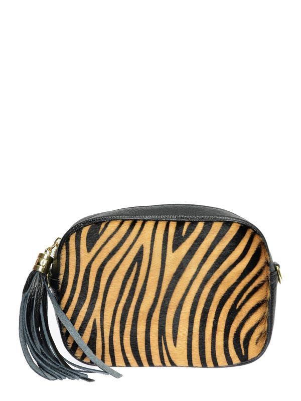 anna luchini ANNA LUCHINI Crossbody bag AW24 AL 1888T ZEBRA MARRONE