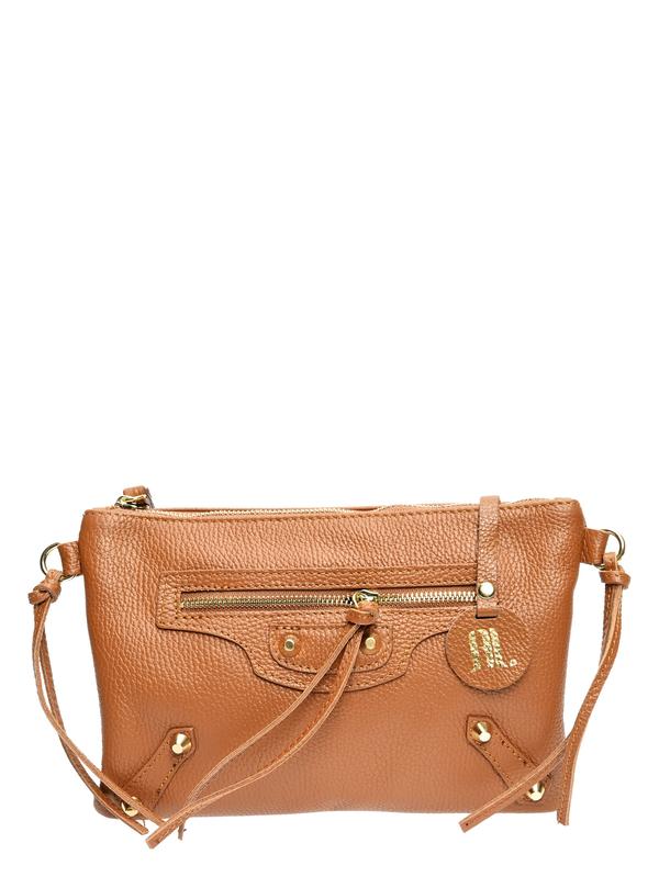 anna luchini ANNA LUCHINI Crossbody Bag AW24 AL 1919 COGNAC