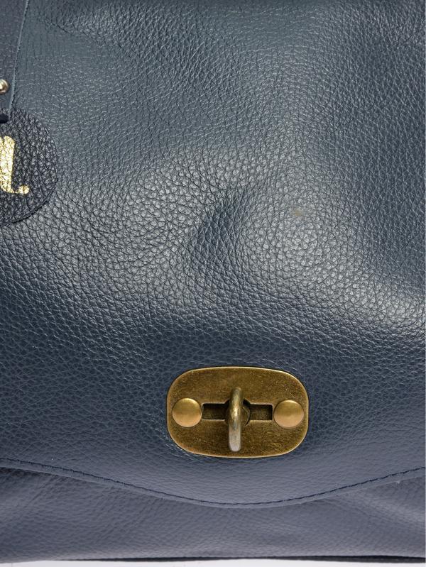 Anna Luchini ANNA LUCHINI Top Handle Bag AW24 AL 1766 BLU SCURO