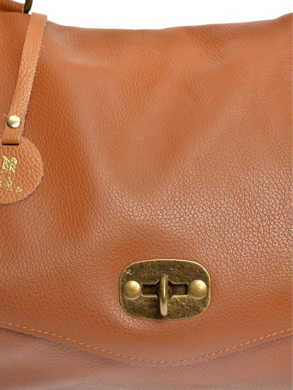 Anna Luchini ANNA LUCHINI Top Handle Bag AW24 AL 1766 COGNAC