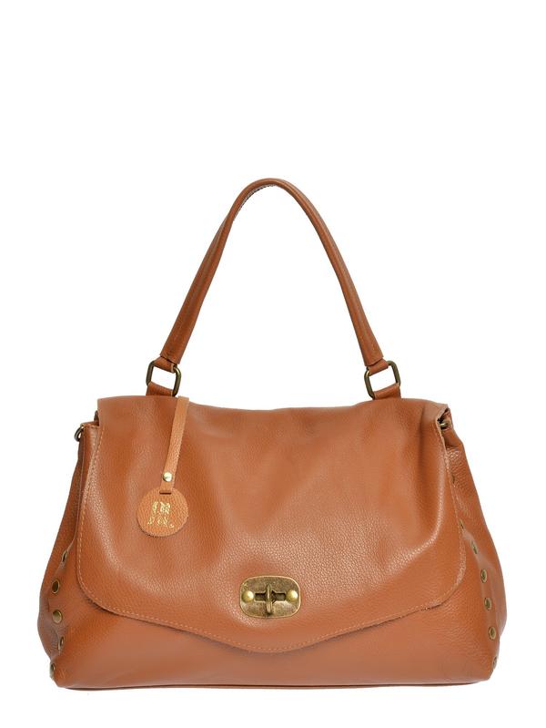 anna luchini ANNA LUCHINI Top Handle Bag AW24 AL 1766 COGNAC