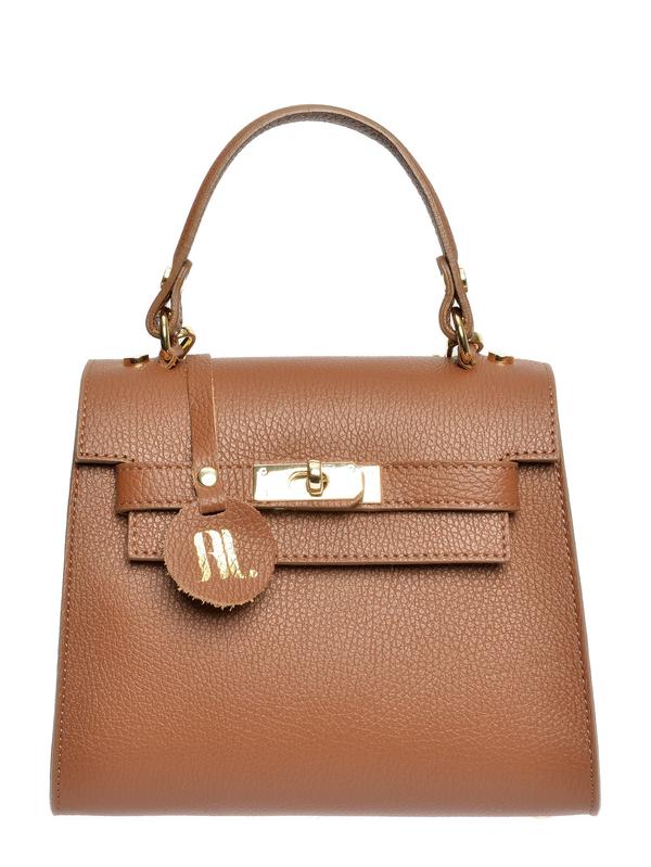 anna luchini ANNA LUCHINI Top handle bag AW24 AL 1849T COGNAC D19