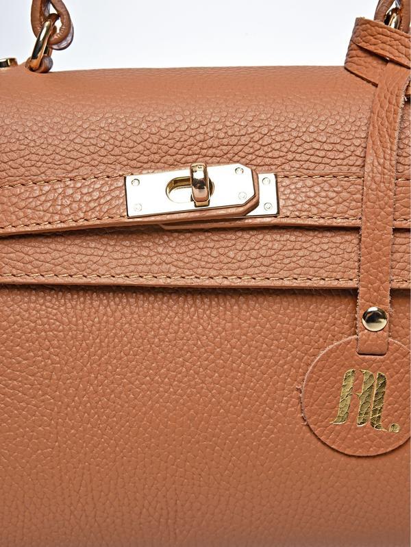 Anna Luchini ANNA LUCHINI Top Handle Bag SS25 AL 1849T COGNAC