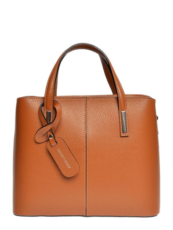anna luchini ANNA LUCHINI Tote bag AW24 AL 1876 COGNAC