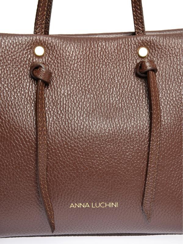 Anna Luchini ANNA LUCHINI Tote Bag AW24 AL 1911T CIOCCOLATO D223