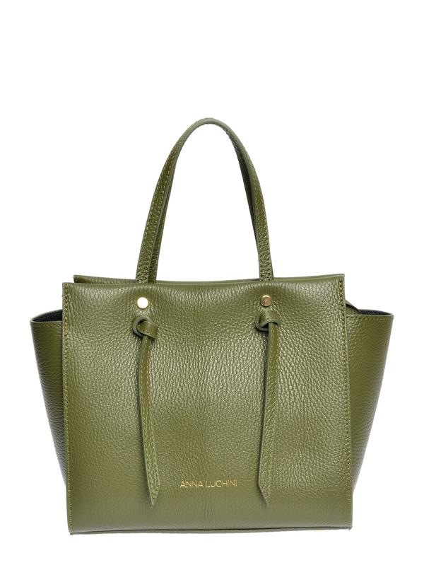 anna luchini ANNA LUCHINI Tote bag AW24 AL 1911T VERDE MILITARE D74