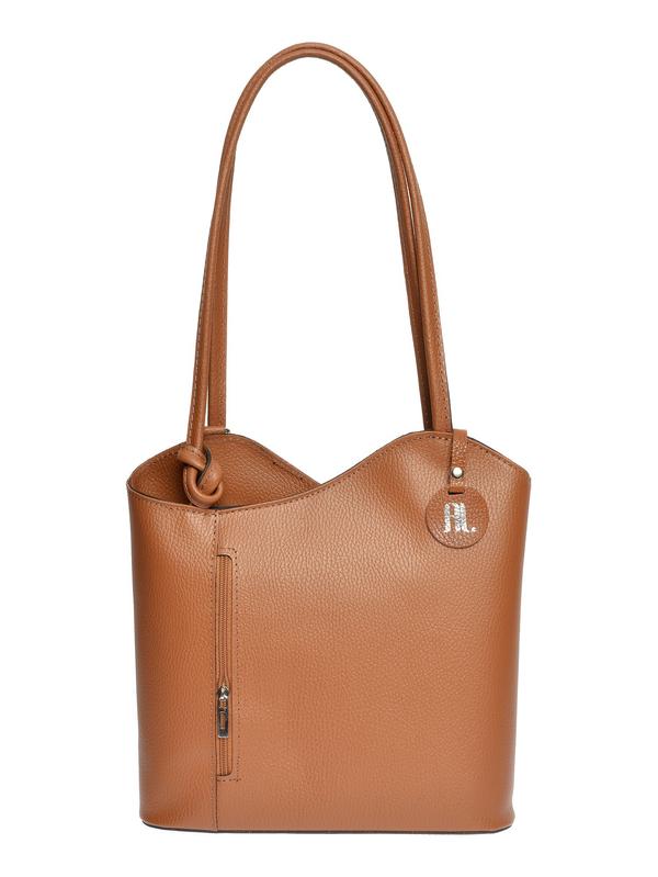 anna luchini ANNA LUCHINI Tote Bag / Backpack AW24 AL 1731 COGNAC