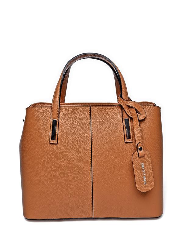 anna luchini ANNA LUCHINI Tote bag SS25 AL 1876 COGNAC