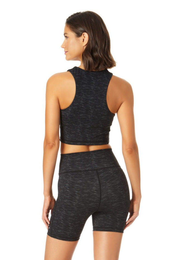 Anne Cole Anne Cole Active - Women's High Neck Crop Top